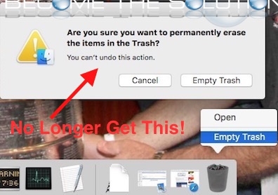 How To: Mac Empty Trash Immediately
