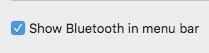 Mac show bluetooth menu bar