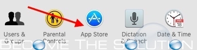 App store system preferences mac