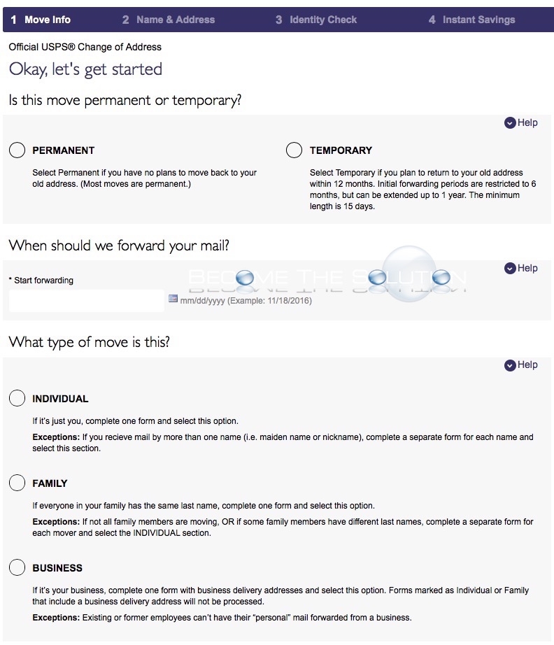 us postal service forward mail form