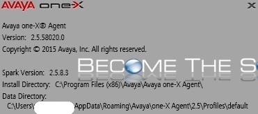 Avaya one-x profile path settings app data