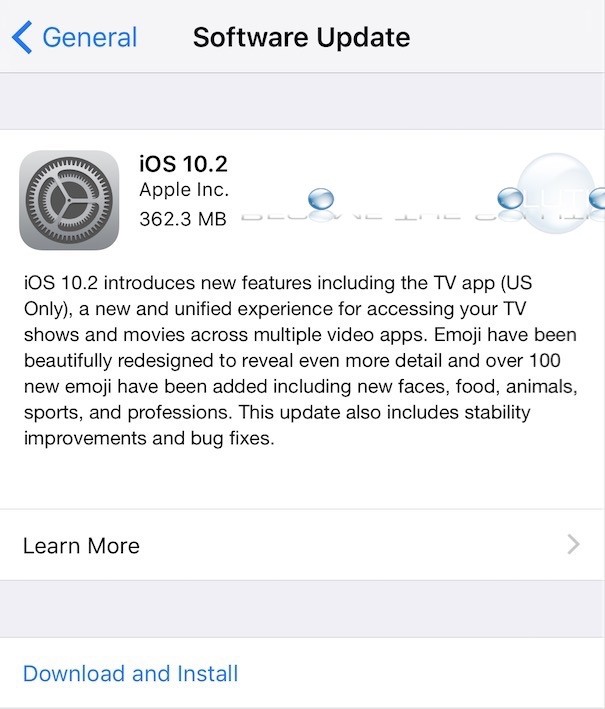 iOS 10.2 New Features