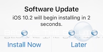 ios 10.2 software update install