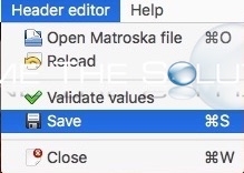 MKV metadata editor