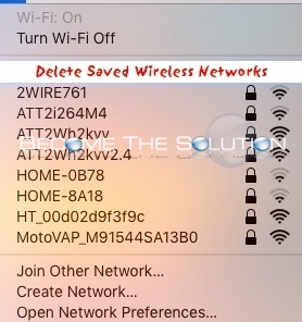 How To: Remove Wireless Network Mac X