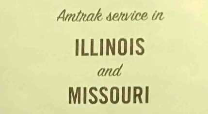 Amtrak Illinois Missouri Service