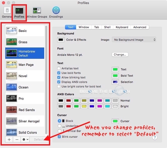 how do you change the color of your cursor on a mac