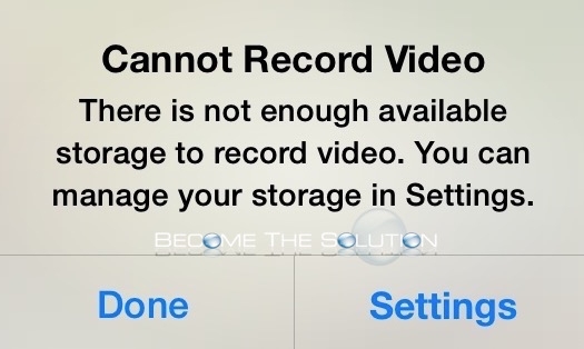 Fix: Cannot Record Video iPhone iPad