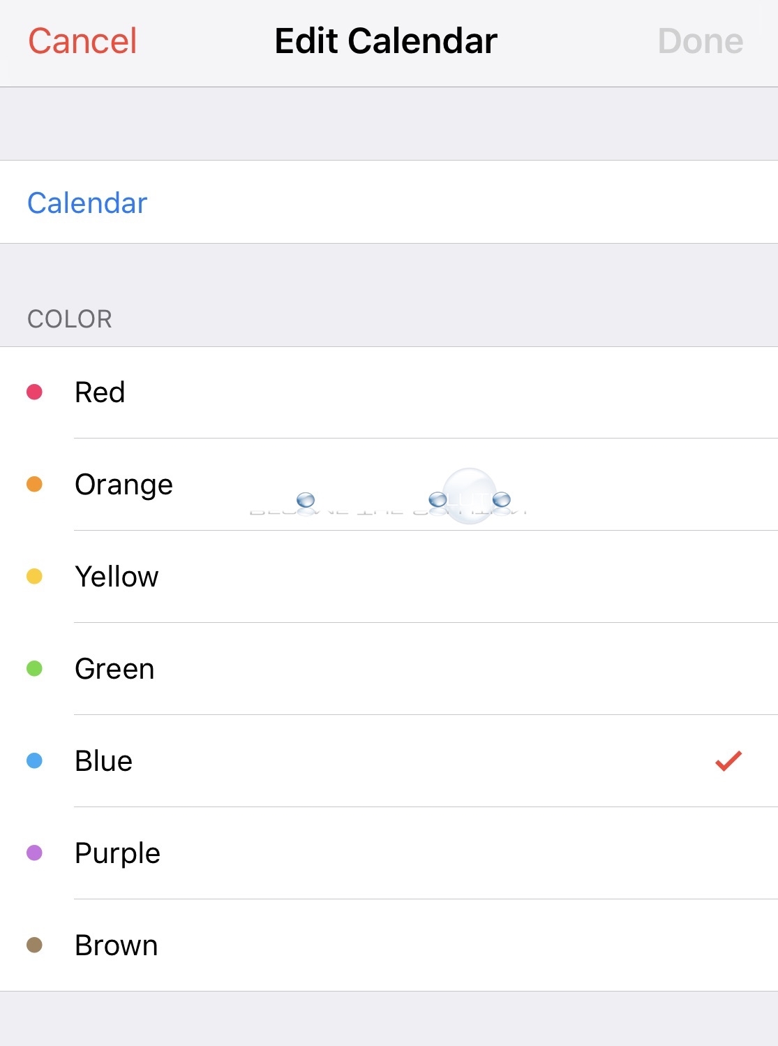 How To: iPhone Change Calendar Color