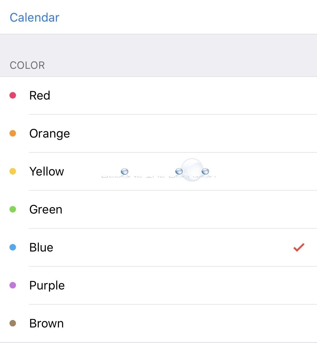 How To: iPhone Change Calendar Color