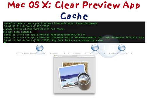 Fix Mac Clear Preview Cache