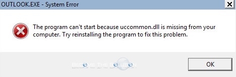 Fix: uccommon.dll is Missing - Outlook