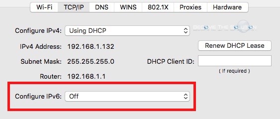 How To: Disable IPv6 Mac OS
