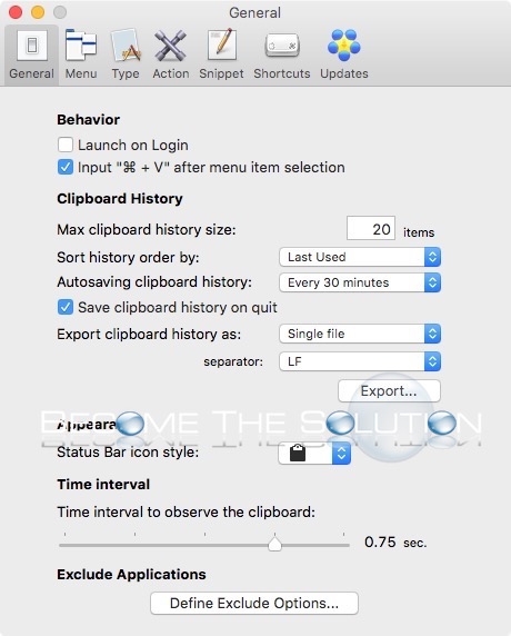 Clipmenu show clipboard history mac x