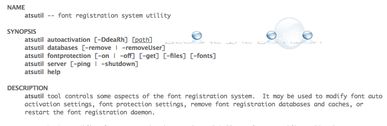 font cache cleaner mac