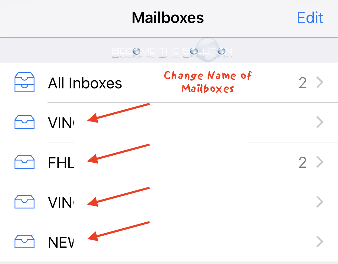 How To: Rename Email Account on iPhone