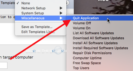 Apple remote desktop unix killall quit application