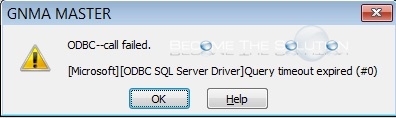 Fix: ODBC Call Failed Query Timeout Expired