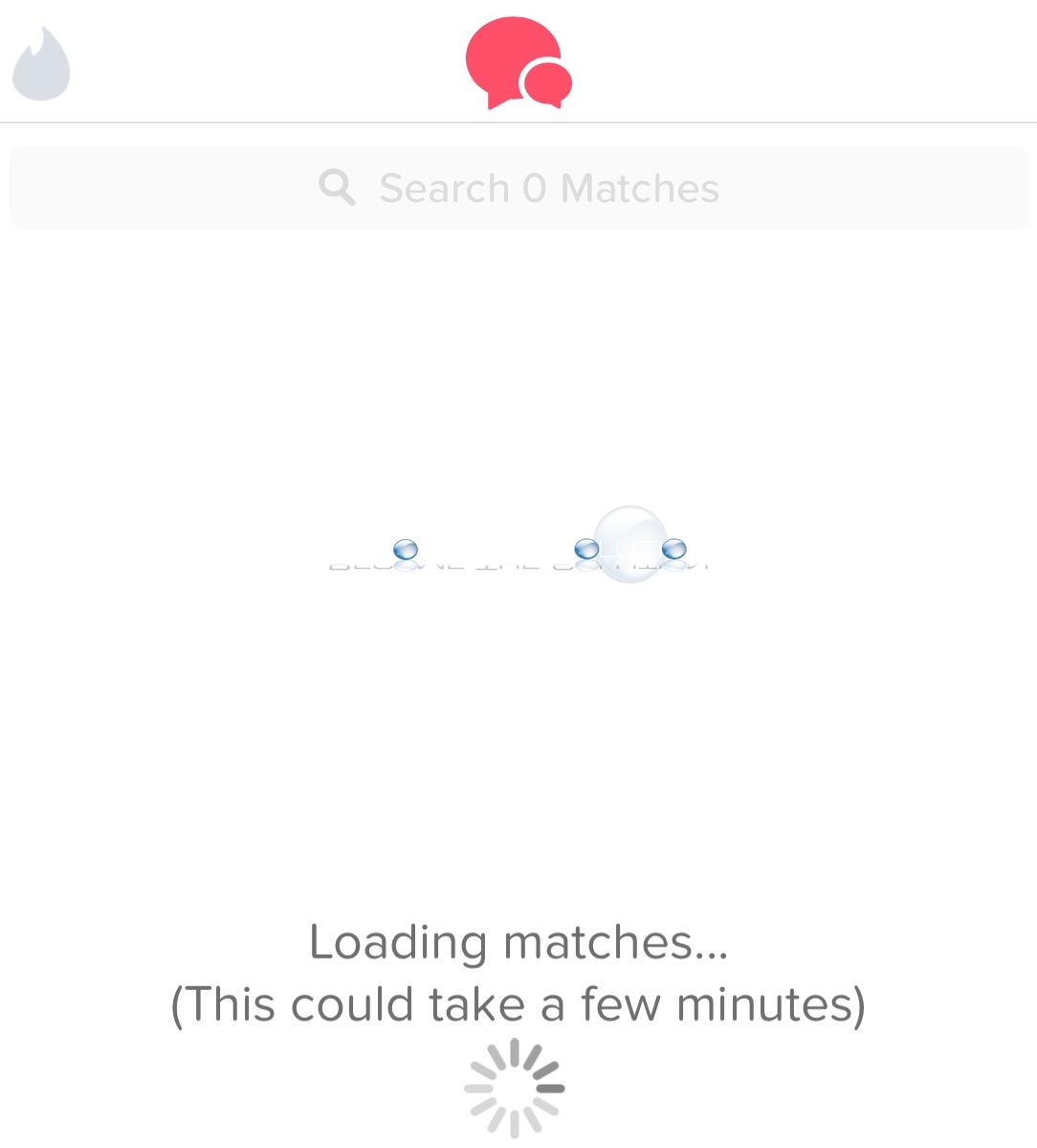 Tinder no matches bug iphone