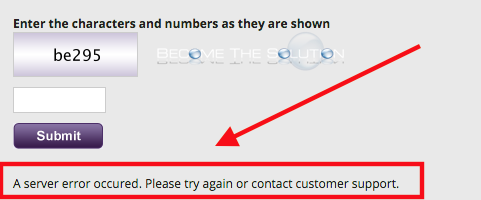 A Server Error Occurred. Please Try Again or Contact Customer Support - Scottrade