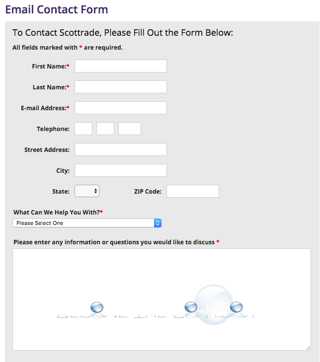 Scottrade contact us form