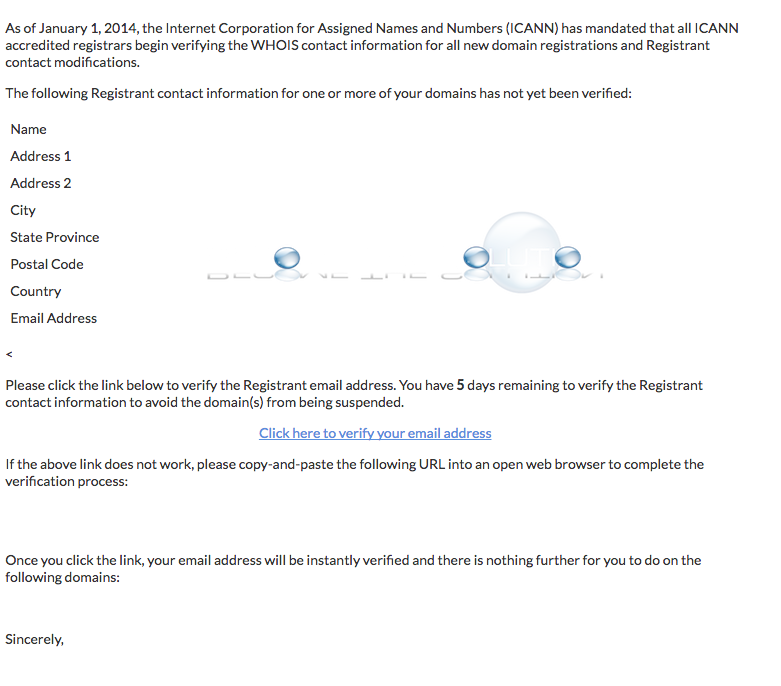 Fix You Have Reached A Domain That Is Pending Icann Verification