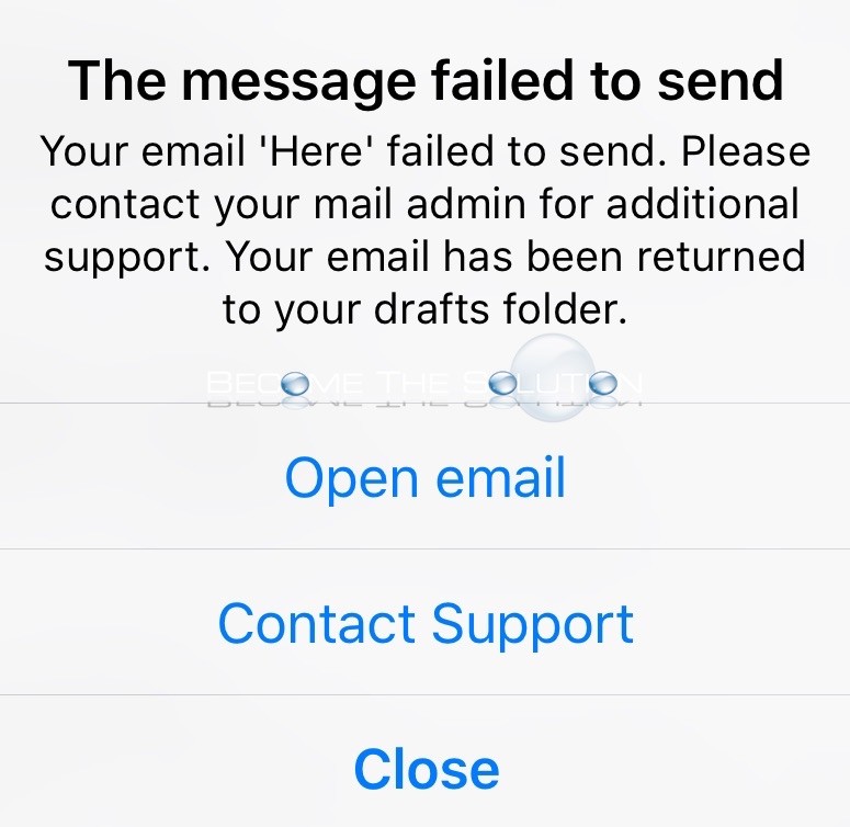 Fix: The Message Failed to Send – iPhone