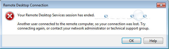 Fix: Your Remote Desktop Services Session Has Ended - Windows