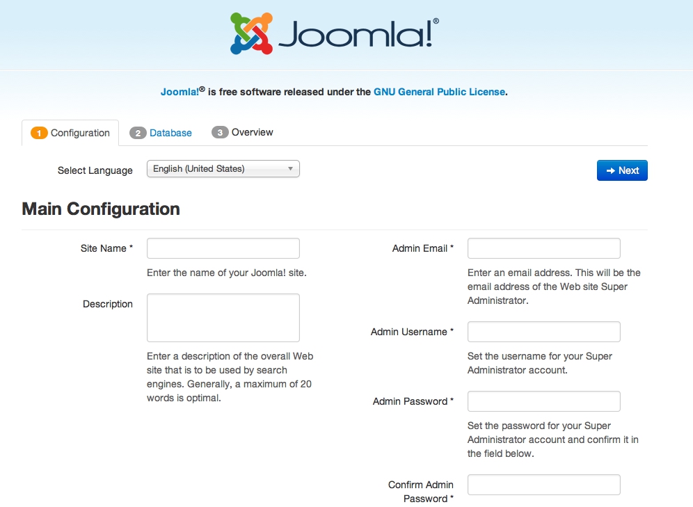 Joomla Mac X