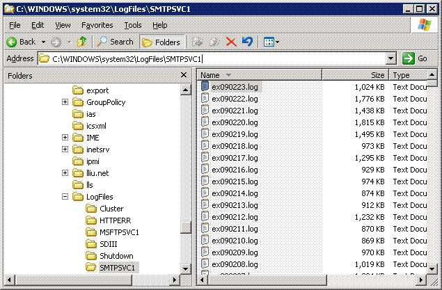 SMTP Windows Logging