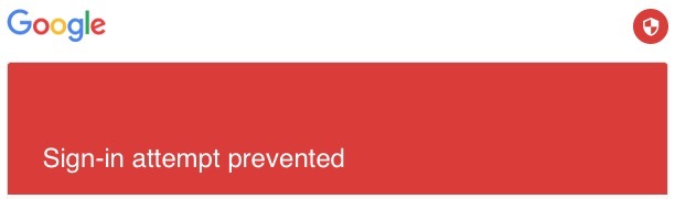 Google Sign-In Prevented