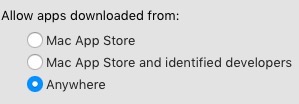 Mac Allow Apps From Anywhere