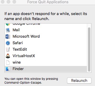 Mac X Hidden Files Finder Re-Launch