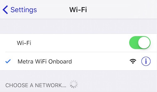 Metra Wireless Network Name