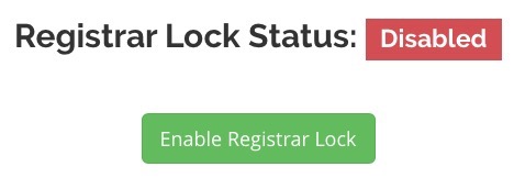 Transfer Domain Name Locked Registrar