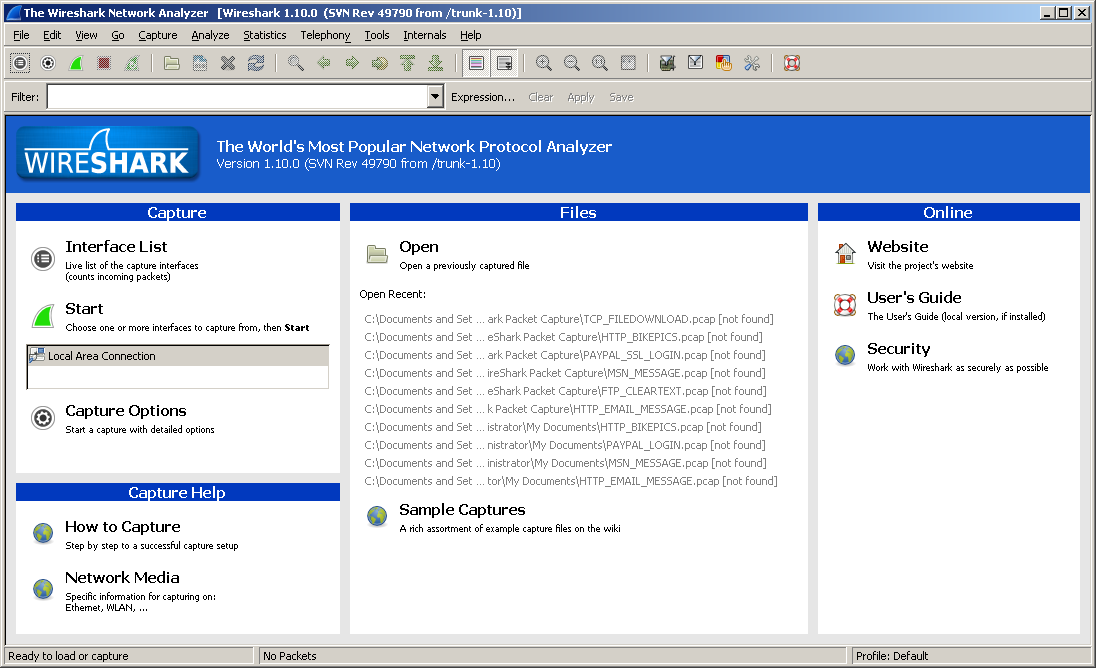 viewing mac address wireshark pcap